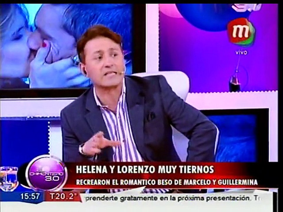 Copiaron el beso de Marcelo Tinelli y Guillermina Valdés