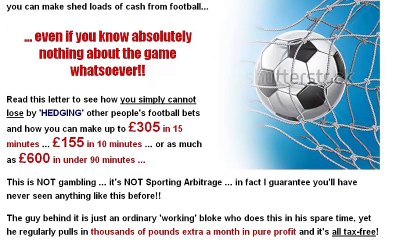 Football-Hedging.co.uk Tony Langley’s Zero Risk Football Hedging System