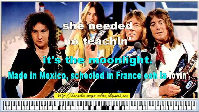 Smokie - Mexican Girl KARAOKE Version with lyrics and chords