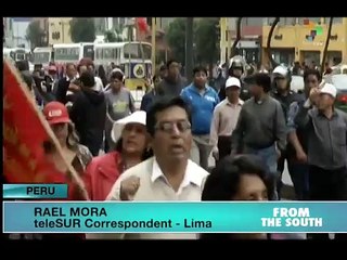 Peru: Three Labor Protests Demand Salary Hike