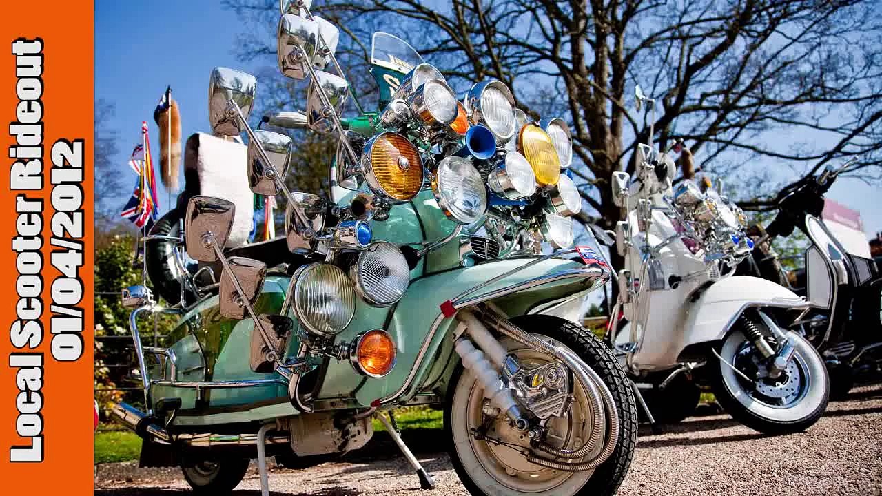 Shrewsbury Vespa & Lambretta Scooter Rideout