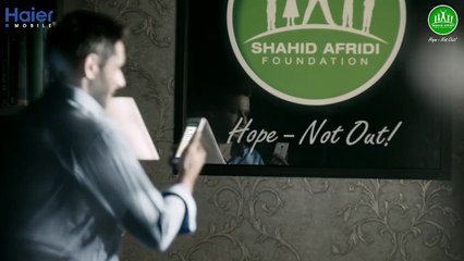 Shahid Afridi Foundation with Haier Mobile for Donation