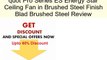 Emerson CF713BS 5 Blade 50 quot Pro Series ES Energy Star Ceiling Fan in Brushed Steel Finish Blad Brushed Steel Review