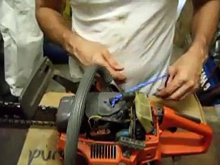 Chainsaw Repair - How to repair Husqvarna Clutch and Oil Pump