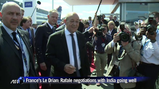 France's Le Drian: Rafale negotiations with India going well