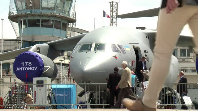 Ukraine debuts Antonov aircraft at Paris Air Show