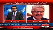 ▶ Agar yehe baat MQM ne boli hoti fauj ke khilaf to har koi barasta-- Javed chaudhary to khawaja Asif