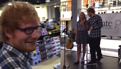 Ed Sheeran Surprises Singing Fan On Stage | What's Trending Now
