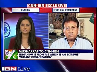 India dare not treat Pakistan like Myanmar, Pervez Musharraf Interview-IBN