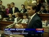 1995: Chris Farley does Newt Gingrich impersonation during House Republican meeting