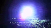 7 x 100W Xenon HID Lightforce on Nissan Patrol by HID-Lightsdownunder