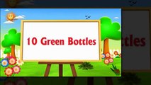 Ten Green Bottles Hanging on the Wall For children