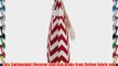 Kuzy - Red Chevron Zig-Zag Travel Tote Bag Cotton Handmade 16-inch for MacBook and Laptop Book