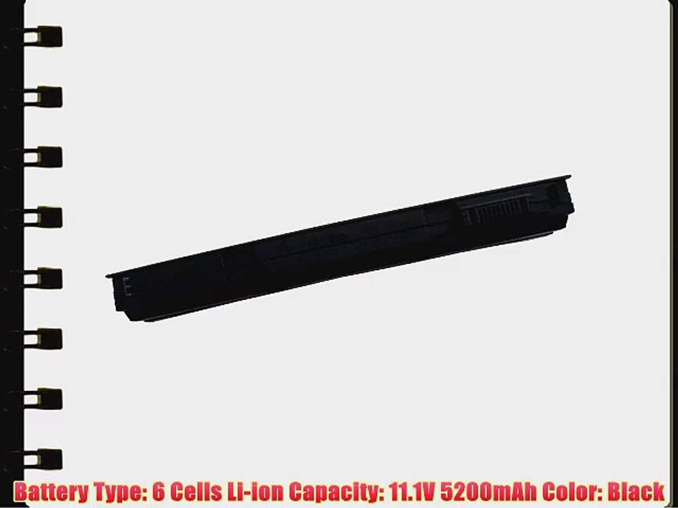 Bay Valley Parts 6-Cell 11.1V 5200mAh New Replacement Laptop Battery for Dell 312-1163 312-1311