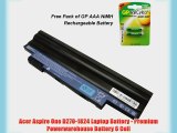 Acer Aspire One D270-1824 Laptop Battery - Premium Powerwarehouse Battery 6 Cell