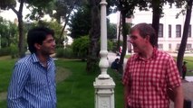 Urdu conversation with a German folk