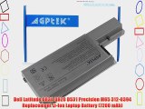 Dell Latitude D830 D820 D531 Precision M65 312-0394 Replacement Li-Ion Laptop Battery (7200