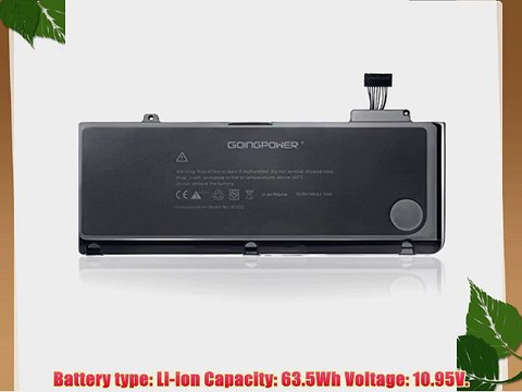 Goingpower Battery for Apple MacBook Pro13 A1322 A1278(2009 Version) MB990 MC700 MC374LL/A