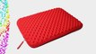 Kroo Durable Laptop Sleeve Diamond Cover (Red) with Accessory Compartment for Lenovo-Yoga Ultrabook