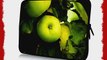 13 inch Rikki KnightTM Green Apples on Tree Design Laptop Sleeve
