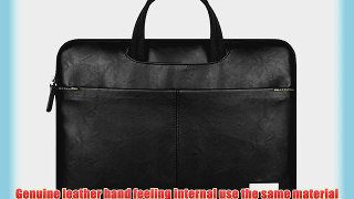 BlueFinger Fashionable Leather 15.4-Inch Leather Sleeve Briefcase For Laptop And Tablet Bag