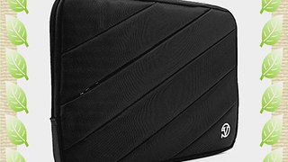VanGoddy JAM Sleeve PRO Padded Nylon Quilted Cover COAL BLACK for Lenovo Yoga 2 11.6 Laptop