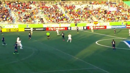 Real Madrid legend Raul beats the keeper from 40 yards out for NY Cosmos