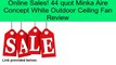 44 quot Minka Aire Concept White Outdoor Ceiling Fan Review
