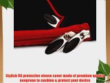 VanGoddy Black with Red Trim Universal 17 to 17.3 Inch Neoprene Sleeve
