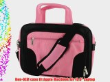rooCase Apple MacBook Pro MB991LL/A 13.3-Inch Laptop Carrying Case - Pink / Black Deluxe Bag
