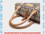 Yuhan?Leopard with handle Style Canvas Fabric Laptop /Notebook Computer /Notebook/ Macbook