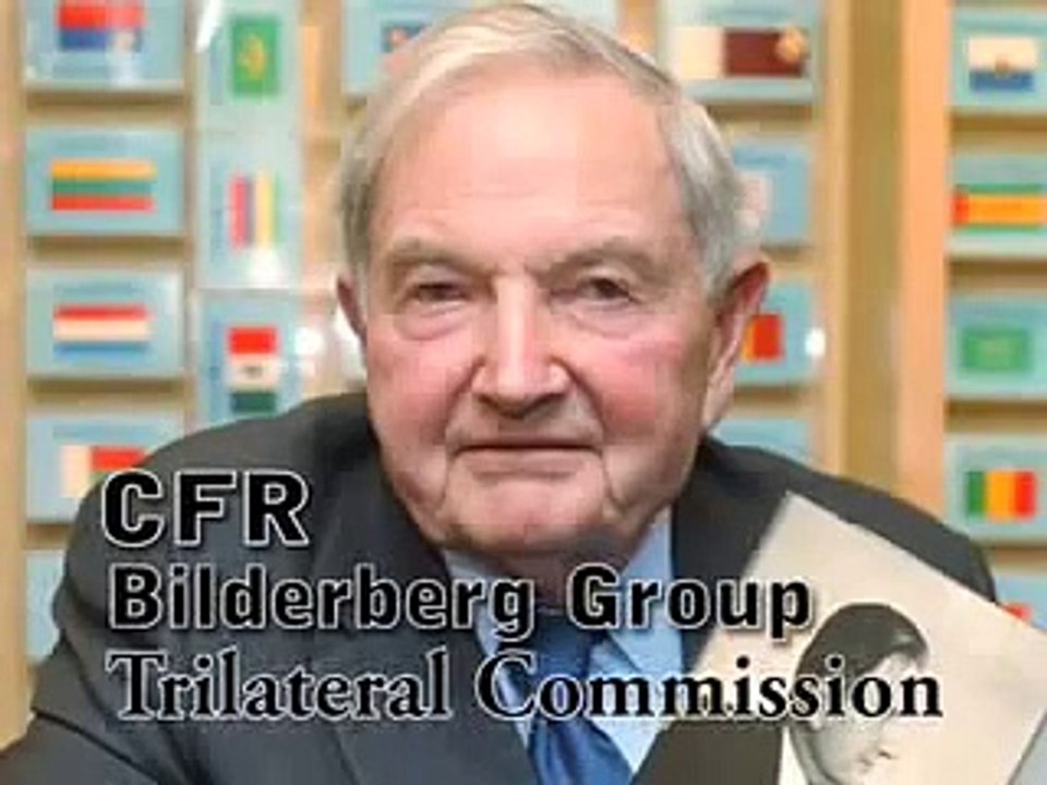 David Rockefeller confronted by InfoWars (STRUCTURE OF THE NWO/Rockefeller Family/ 'Players')