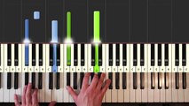 Amélie   Comptine d un Autre Été   SLOW   Yann Tiersen   Piano Tutorial   How To Play synthesia