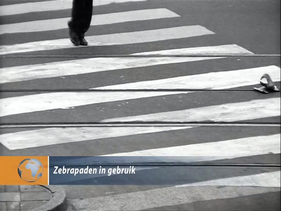 Zebrapaden in gebruik - 1961