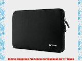 Incase Neoprene Pro Sleeve for Macbook Air 11 Black