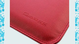 Snugg Macbook Pro 15 Case - Leather Sleeve with Lifetime Guarantee (Red) for Apple Macbook