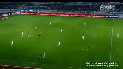 Ángel Di Maria Great Skill and Shot - Argentina vs Uruguay 16.06.2015