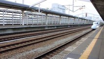 新幹線姫路駅 300km/h通過 【HD】High-speed passage of the Bullet Train(Shinkansen)