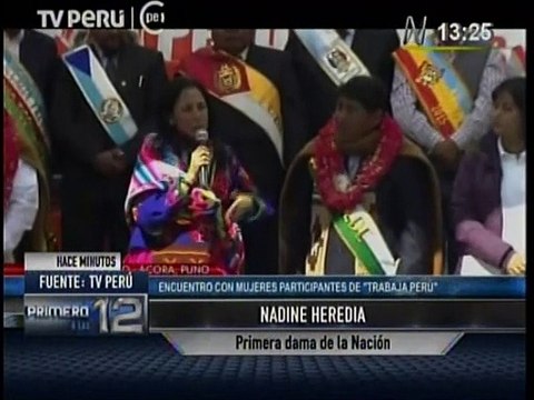 Nadine Heredia: “¡Qué rajen, nosotros trabajamos, no calentamos una curul!”