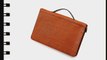 Leather Portfolio-Style Sleeve With Handle for Macbook Air 11-inch in Brown