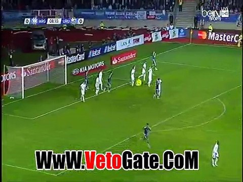 ملخص الشوط الاول الارجنتين - اورجواى