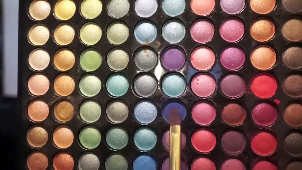 Blue & Purple Glitter (GRWM) Make Up Tutorial + 3 Lip Choices