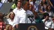 President Barack Obama speaks at Macomb Community College