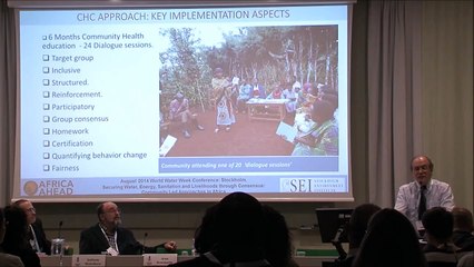 Dr. Arno Rosemarin, SEI for Dr. Fidele Ngabo, Ministry of Health, Rwanda