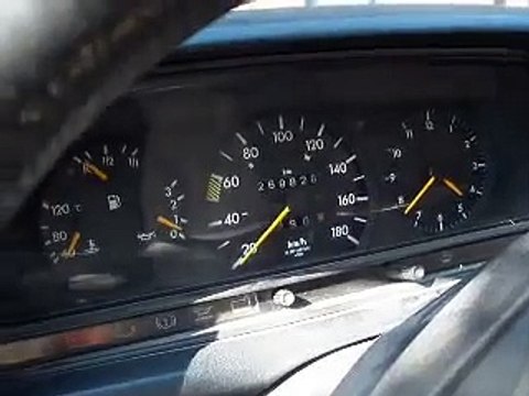 MERCEDES 190D (W201) 2.0 DIESEL COLD START ENGINE