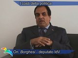 Disegni di legge: On. Borghesi, i costi della politica