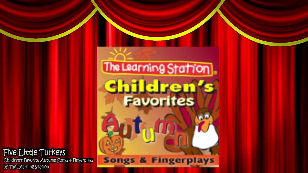 Thanksgiving Songs for Children - FIVE LITTLE TURKEYS - Turkey Kids ...