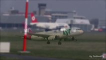 ►VARIOUS LANDINGS►: Germania 737; Air Via A320; Turkish A320; Ryanair 737 Bremen Airport [EDDW/BRE]