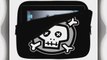 10 inch Rikki KnightTM Cartoon Skull and Bones Design Laptop sleeve - Ideal for iPad 234 iPad