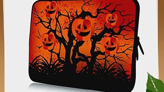 13 inch Rikki KnightTM Happy Halloween Evil Forest Design Laptop Sleeve
